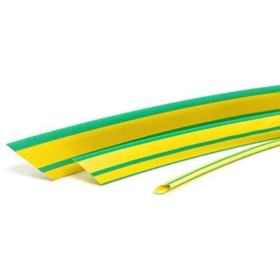 ISOLATECH Krimpkous Ø 30 mm x 1 m 2:1 groen/geel Polyolefine, zonder lijm, niet gemarkeerd, voor isolatie en bundeling van kabels, uv-bestendig ISOLATECH Krimpkous Ø 30 mm x 1 m 2:1 groen/geel Polyolefine, zonder lijm, niet gemarkeerd, voor isolatie en bundeling van kabels, uv-bestendig