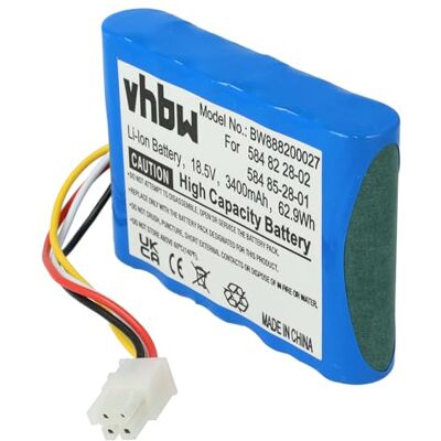 vhbw Reservebatterij voor Husqvarna 584 85 28-02, 589 58 62-01, 592 96 83-01 voor robotmaaier (3400 mAh, 18,5 V, Li-ION) vhbw Reservebatterij voor Husqvarna 584 85 28-02, 589 58 62-01, 592 96 83-01 voor robotmaaier (3400 mAh, 18,5 V, Li-ION)