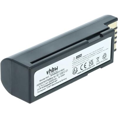 vhbw Reserveaccu voor Zebra 82-166537-01, BTRY-36IAB0E-00 voor barcodescanner (2200 mAh, 3,7 V, Li-Ion) vhbw Reserveaccu voor Zebra 82-166537-01, BTRY-36IAB0E-00 voor barcodescanner (2200 mAh, 3,7 V, Li-Ion)