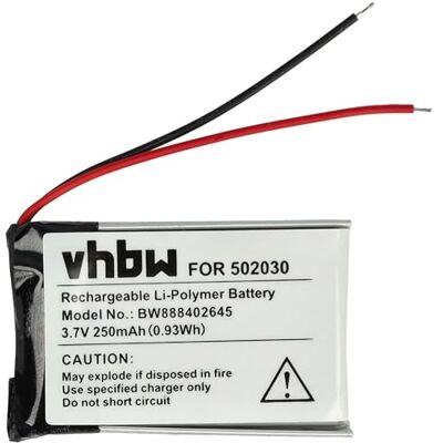 vhbw Reservebatterij voor Bosch 502030 voor GPS fietsteller (250 mAh, 3,7 V, Li-polymeer) vhbw Reservebatterij voor Bosch 502030 voor GPS fietsteller (250 mAh, 3,7 V, Li-polymeer)