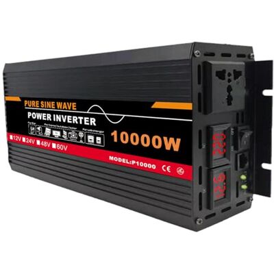 ZXFDYF-TEGCUF Pure sinusomvormer 6000 W, 8000 W, 10.000 W, 12000 W, DC 12 V, 24 V, 48 V, 60 V naar AC 220 V, voor zonne-installatie, 10.000 W-12 V ZXFDYF-TEGCUF Pure sinusomvormer 6000 W, 8000 W, 10.000 W, 12000 W, DC 12 V, 24 V, 48 V, 60 V naar AC 220 V, voor zonne-installatie, 10.000 W-12 V