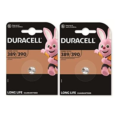 Duracell 389/390, SR1130, horlogebatterij, 2 batterijen Duracell 389/390, SR1130, horlogebatterij, 2 batterijen