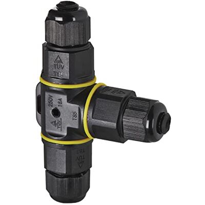EMOS T-type stekker voor kabel Ø 3 x 0,75-2,5 mm², verbindingsstekker 2,6 x 9 x 6,2 cm, IP68, waterdicht, stofdicht, schokbestendig, tot 85 °C EMOS T-type stekker voor kabel Ø 3 x 0,75-2,5 mm², verbindingsstekker 2,6 x 9 x 6,2 cm, IP68, waterdicht, stofdicht, schokbestendig, tot 85 °C