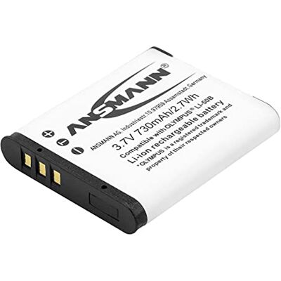 Ansmann Accu voor fotoapparatuur A-Oly Li 50, 3,7 V, 770 mAh Ansmann Accu voor fotoapparatuur A-Oly Li 50, 3,7 V, 770 mAh