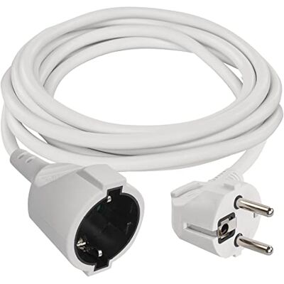 EMOS Verlengsnoer 5 m Schuko-verlenging voor binnen, IP20, H05VV-F3G, 1,5 mm², kinderbeveiliging EMOS Verlengsnoer 5 m Schuko-verlenging voor binnen, IP20, H05VV-F3G, 1,5 mm², kinderbeveiliging
