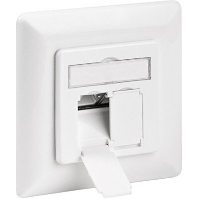 goobay 68246 CAT 6 inbouwbehuizing, inbouw, wit goobay 68246 CAT 6 inbouwbehuizing, inbouw, wit