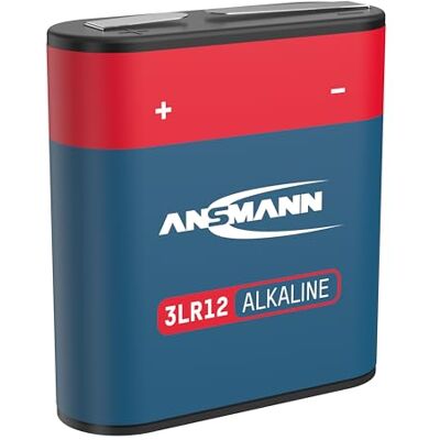 Ansmann Alkaline platte batterij 3LR12 4,5 V, MN1203, ideaal voor apparaten met een hoog stroomverbruik, circuit, afstandsbediening Ansmann Alkaline platte batterij 3LR12 4,5 V, MN1203, ideaal voor apparaten met een hoog stroomverbruik, circuit, afstandsbediening