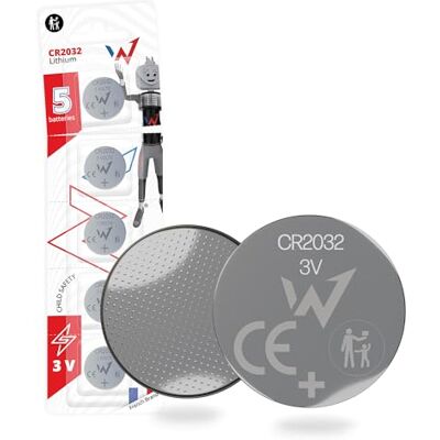 W onder Full Energy CR2032 Lithium knoopcellen, 3 V, lange levensduur, 5 stuks, veilige verpakking, ideaal voor kleine elektronische apparaten. W onder Full Energy CR2032 Lithium knoopcellen, 3 V, lange levensduur, 5 stuks, veilige verpakking, ideaal voor kleine elektronische apparaten.