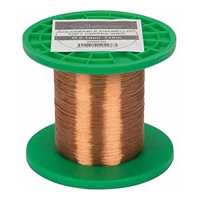 Velleman Spoeldraad Ø 0,1 mm – 715 m – 1,5 kohm Velleman Spoeldraad Ø 0,1 mm – 715 m – 1,5 kohm