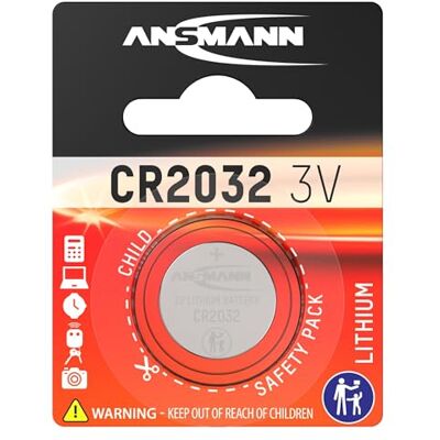 Ansmann CR2032 Lithium knoopcel 3 V hoogwaardige knoopcellen, ideaal voor autosleutels, tan-apparaten, rekenmachines, kinderspeelgoed, afstandsbedieningen, Ansmann CR2032 Lithium knoopcel 3 V hoogwaardige knoopcellen, ideaal voor autosleutels, tan-apparaten, rekenmachines, kinderspeelgoed, afstandsbedieningen,