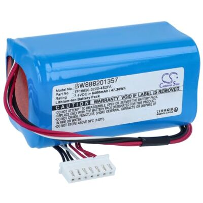vhbw Vervangende batterij voor Marshall C196A1 voor luidsprekers Draagbare luidsprekers (6400 mAh, 7,4 V, Li-ion) vhbw Vervangende batterij voor Marshall C196A1 voor luidsprekers Draagbare luidsprekers (6400 mAh, 7,4 V, Li-ion)