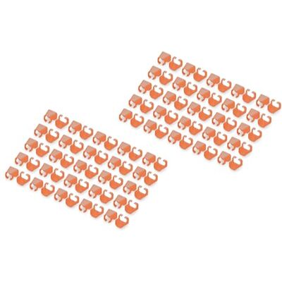 Digitus Kleurclips voor RJ45 patchkabels kleurorganisatie van netwerkkabels 100 stuks voor CAT 5e, CAT 6 & CAT 6A LAN-kabels AWG 24/7 tot 27/7 oranje Digitus Kleurclips voor RJ45 patchkabels kleurorganisatie van netwerkkabels 100 stuks voor CAT 5e, CAT 6 & CAT 6A LAN-kabels AWG 24/7 tot 27/7 oranje