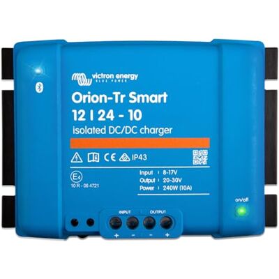 Victron Energy Victron Orion-Tr Smart 12/24-10A (240W) DC omvormer Victron Energy Victron Orion-Tr Smart 12/24-10A (240W) DC omvormer