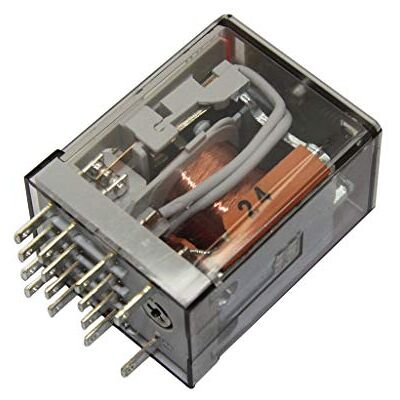 FINDER 55.34.8.024.0040 Relais: elektromagnetisch 4PDT Ucoil: 24VAC 7A/250VAC 7A/30VDC F FINDER 55.34.8.024.0040 Relais: elektromagnetisch 4PDT Ucoil: 24VAC 7A/250VAC 7A/30VDC F