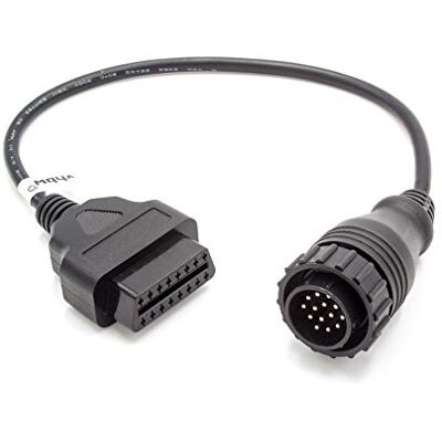 vhbw OBD2 Adapterkabel 14-polig naar 16 pinnen voor OBD-diagnoseapparaat, geschikt voor oudere modellen Mercedes Vito/Sprinter, Volkswagen LT 14-polig vhbw OBD2 Adapterkabel 14-polig naar 16 pinnen voor OBD-diagnoseapparaat, geschikt voor oudere modellen Mercedes Vito/Sprinter, Volkswagen LT 14-polig