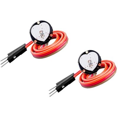TECNOULAB 2 stuks Pulsesensor Hartslag Pulse Sensor Module TECNOULAB 2 stuks Pulsesensor Hartslag Pulse Sensor Module