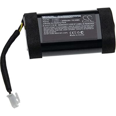 vhbw Reserveaccu voor Bang & Olufsen C129D1, 2INR19/66 (2600 mAh, 7,4 V, Li-Ion) vhbw Reserveaccu voor Bang & Olufsen C129D1, 2INR19/66 (2600 mAh, 7,4 V, Li-Ion)