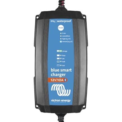 Victron Energy Blue Smart IP65 12 Volt 10 Amp 230 V, batterijlader, Bluetooth (CEE 7/17) Victron Energy Blue Smart IP65 12 Volt 10 Amp 230 V, batterijlader, Bluetooth (CEE 7/17)