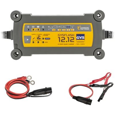 GYS FLASH 12.12 Oplader/laadhouder Omvormer 230V Geleverd met aansluitklemmen GYS FLASH 12.12 Oplader/laadhouder Omvormer 230V Geleverd met aansluitklemmen