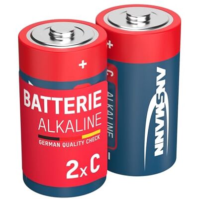 Ansmann Red 1513-0000 Lr14 Baby C 2 x alkaline batterij Ansmann Red 1513-0000 Lr14 Baby C 2 x alkaline batterij
