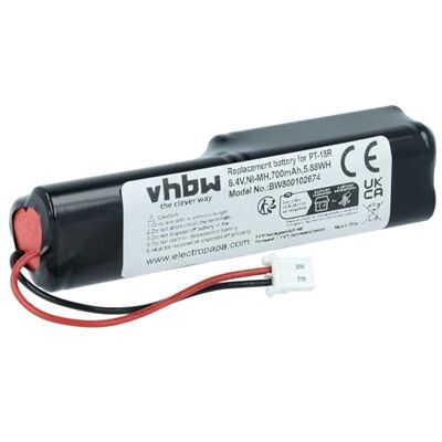 vhbw Ni-MH batterij (700 mAh, 8,4 V, voor Brother PT-18R, P-Touch 18R, vervangt PT-18R) vhbw Ni-MH batterij (700 mAh, 8,4 V, voor Brother PT-18R, P-Touch 18R, vervangt PT-18R)