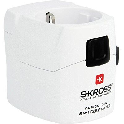 SKROSS Universele reisadapter – stekker Frankrijk op Groot-Brittannië (UK)/USA (USA)/Australië/China/Zwitserland/Italië/Brazilië SKROSS Universele reisadapter – stekker Frankrijk op Groot-Brittannië (UK)/USA (USA)/Australië/China/Zwitserland/Italië/Brazilië
