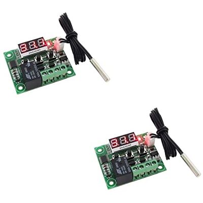 Fasizi 2 x mini digitale thermostaat W1209 DC 12 V DC 12 V Fasizi 2 x mini digitale thermostaat W1209 DC 12 V DC 12 V