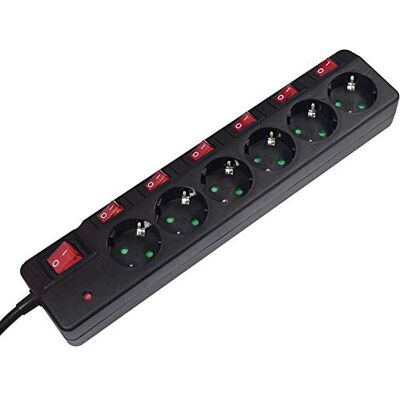Logilink LPS233 Stekkerdoos binnen 1,5 m 6 uitgangen (S) Ca zwart – stekkerdoos (binnen, 1,5 m, 6 uitgangen (S) Ca, type C (Europlug), type C, IP20) Logilink LPS233 Stekkerdoos binnen 1,5 m 6 uitgangen (S) Ca zwart – stekkerdoos (binnen, 1,5 m, 6 uitgangen (S) Ca, type C (Europlug), type C, IP20)