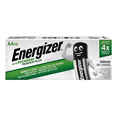 Energizer 2000 mAh AA oplaadbare batterij (10 stuks) Energizer 2000 mAh AA oplaadbare batterij (10 stuks)