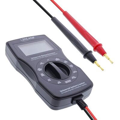 InLine Multifunctionele batterijtester met lcd-display 01285T InLine Multifunctionele batterijtester met lcd-display 01285T