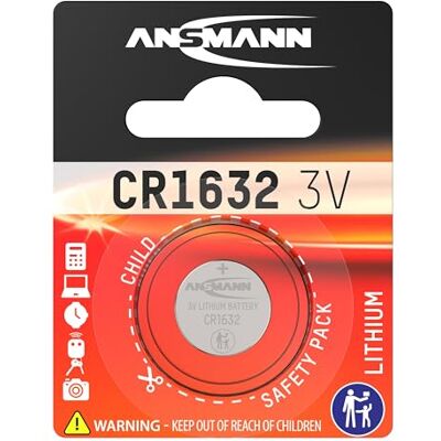 Ansmann 1516-0004 Lithium batterij CR 1632 3V Ansmann 1516-0004 Lithium batterij CR 1632 3V