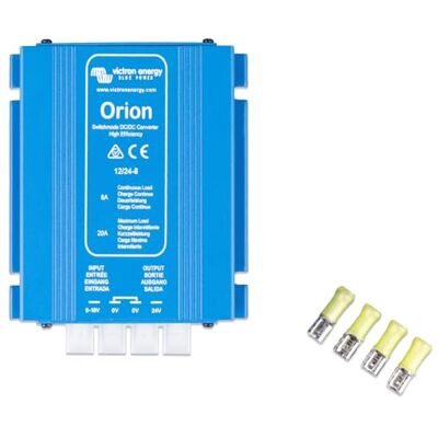 Victron Energy Orion IP20 12/24 Volt 8 A DC-DC Niet-geïsoleerd, hoog vermogen Victron Energy Orion IP20 12/24 Volt 8 A DC-DC Niet-geïsoleerd, hoog vermogen