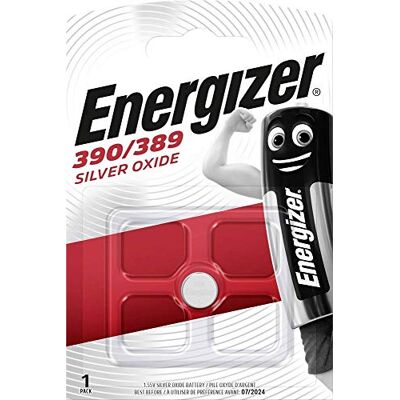 Energizer 390/389 390 SR54 SR1130SW 638252 horloge batterij lage zilveroxide knop 3,1 x 11,6 mm (H x Ø/mm) 1,55 V im Energizer 390/389 390 SR54 SR1130SW 638252 horloge batterij lage zilveroxide knop 3,1 x 11,6 mm (H x Ø/mm) 1,55 V im