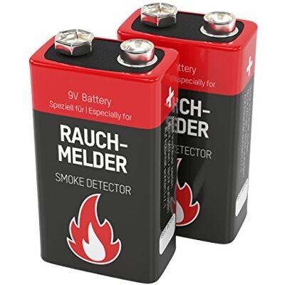 Ansmann 2 x alkaline 9 V rookmelder blok E-blok alkaline (2 stuks) Ansmann 2 x alkaline 9 V rookmelder blok E-blok alkaline (2 stuks)
