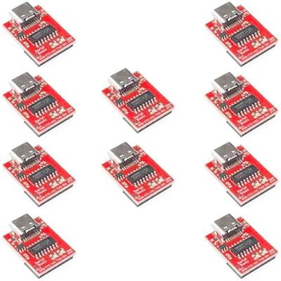 Smartmiao SZ 10 stuks USB type C naar TTL seriële poort CH340C microcontrollers Smartmiao SZ 10 stuks USB type C naar TTL seriële poort CH340C microcontrollers