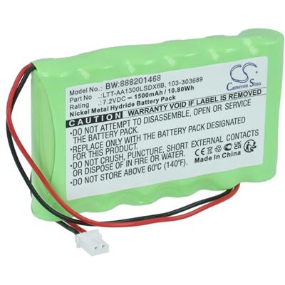 vhbw Batterij compatibel met Visonic Powermax Complete Alarm Panel, PowerMax Complete, Central PM30 alarmsysteem (1500 mAh, 7,2 V, NiMH) vhbw Batterij compatibel met Visonic Powermax Complete Alarm Panel, PowerMax Complete, Central PM30 alarmsysteem (1500 mAh, 7,2 V, NiMH)