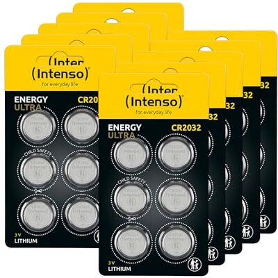 Intenso Energy Ultra 7502436MP Lithium CR2032 knoopcelbatterij (pak van 60) Intenso Energy Ultra 7502436MP Lithium CR2032 knoopcelbatterij (pak van 60)