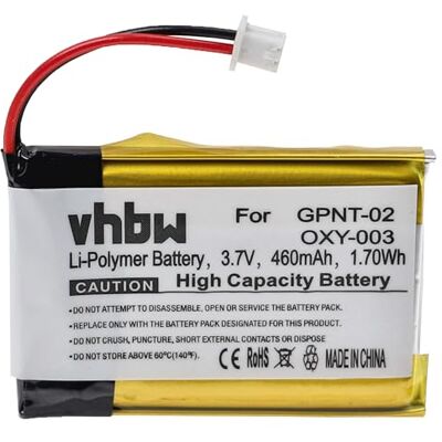 vhbw Accu compatibel met Nintendo Gameboy Micro (GBM) spelconsole, vervangt Nintendo OXY-001, OXY-003, GPNT-02 (polymeer-Li, 460 mAh, 3,7 V) vhbw Accu compatibel met Nintendo Gameboy Micro (GBM) spelconsole, vervangt Nintendo OXY-001, OXY-003, GPNT-02 (polymeer-Li, 460 mAh, 3,7 V)