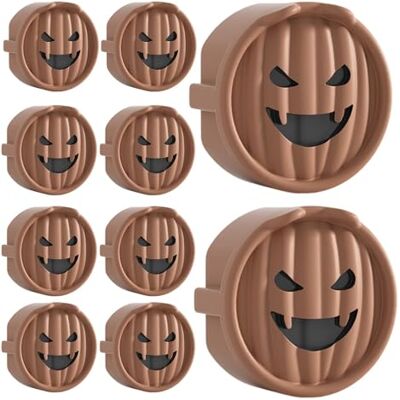 PUCHEN Ghost Smile stopcontactdoppen, 10 stuks, stopcontactbescherming, veiligheidsstoppen voor stopcontacten PUCHEN Ghost Smile stopcontactdoppen, 10 stuks, stopcontactbescherming, veiligheidsstoppen voor stopcontacten