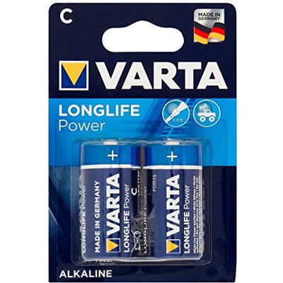 Varta High Energy 4914/LR14 batterijen – blister met 2 alkalines – meerkleurig Varta High Energy 4914/LR14 batterijen – blister met 2 alkalines – meerkleurig