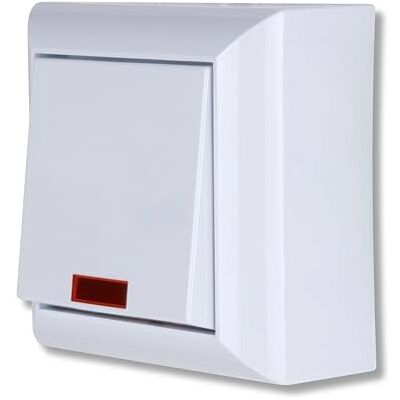 REV 0501482551 PlanoLuxe, opbouwschakelaar met gloeilamp, wit REV 0501482551 PlanoLuxe, opbouwschakelaar met gloeilamp, wit
