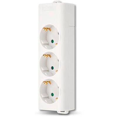 REV 3-voudige stekkerdoos zonder kabel 3680 W wit REV 3-voudige stekkerdoos zonder kabel 3680 W wit