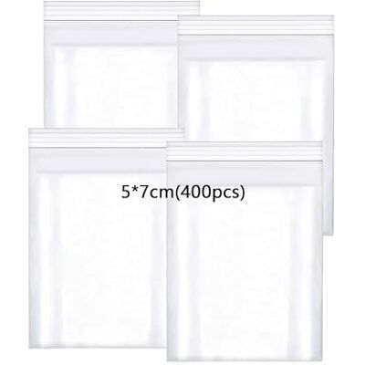 huruirui 400 kleine hersluitbare plastic zakken 5 x 7 cm voor keuken, koekjes, noten, sieraden, verzegelde verpakkingen huruirui 400 kleine hersluitbare plastic zakken 5 x 7 cm voor keuken, koekjes, noten, sieraden, verzegelde verpakkingen