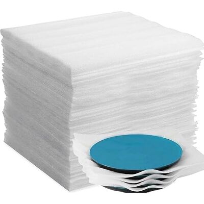 WUFANC Bubbelfolie, verhuizing, 100 stuks, kartonnen verhuisdoos, 30 x 30 cm, verpakkingszakken van parelkatoen ter bescherming van glazen, borden, wijnflessen WUFANC Bubbelfolie, verhuizing, 100 stuks, kartonnen verhuisdoos, 30 x 30 cm, verpakkingszakken van parelkatoen ter bescherming van glazen, borden, wijnflessen