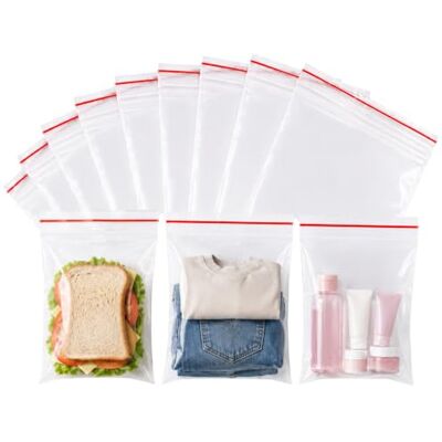 RAGO ® Zakken met ritssluiting, ziplock-sluiting 200 x 250 mm, stevig (stuk, plastic zakken, herbruikbare zakken met druksluiting, polyethyleen zakken voor organisatie RAGO ® Zakken met ritssluiting, ziplock-sluiting 200 x 250 mm, stevig (stuk, plastic zakken, herbruikbare zakken met druksluiting, polyethyleen zakken voor organisatie