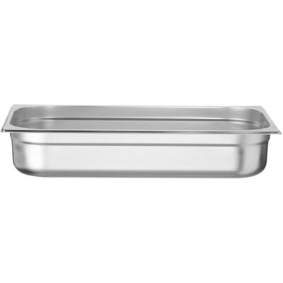 HENDI Gastronorm-bak, GN 1/1, hittebestendigheid -40 °C tot 300 °C, te gebruiken in convectieovens, koelkasten, waterbaden, chafing schijven, 14 l, 530 x 325 x 100 mm, roestvrij staal HENDI Gastronorm-bak, GN 1/1, hittebestendigheid -40 °C tot 300 °C, te gebruiken in convectieovens, koelkasten, waterbaden, chafing schijven, 14 l, 530 x 325 x 100 mm, roestvrij staal