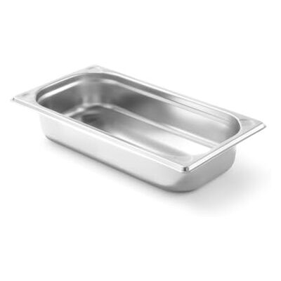 HENDI Gastronorm-bak, GN 1/3, hittebestendigheid -40 °C tot 300 °C, te gebruiken in convectieovens, koelkasten, waterbaden, chafing schijven, 1,5 l, 325 x 176 x 40 mm, roestvrij staal HENDI Gastronorm-bak, GN 1/3, hittebestendigheid -40 °C tot 300 °C, te gebruiken in convectieovens, koelkasten, waterbaden, chafing schijven, 1,5 l, 325 x 176 x 40 mm, roestvrij staal