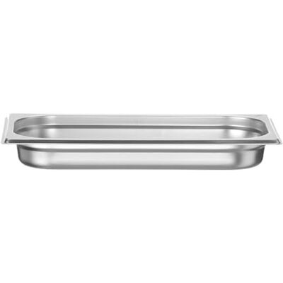 HENDI Gastronorm-bak, GN 1/3, hittebestendigheid -40 °C tot 300 °C, te gebruiken in convectieovens, koelkasten, waterbaden, chafing schijven, 1,5 l, 325 x 176 x 40 mm, roestvrij staal HENDI Gastronorm-bak, GN 1/3, hittebestendigheid -40 °C tot 300 °C, te gebruiken in convectieovens, koelkasten, waterbaden, chafing schijven, 1,5 l, 325 x 176 x 40 mm, roestvrij staal