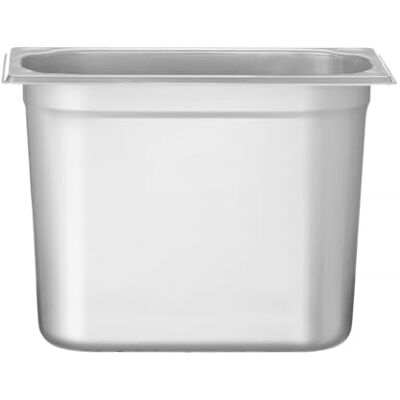 HENDI Gastronormebak, GN 1/4, hittebestendigheid -40 °C tot 300 °C, te gebruiken in convectieovens, koelkasten, waterbaden, chafing dishes, 5,5 l, 265 x 162 (h) 200 mm, roestvrij staal HENDI Gastronormebak, GN 1/4, hittebestendigheid -40 °C tot 300 °C, te gebruiken in convectieovens, koelkasten, waterbaden, chafing dishes, 5,5 l, 265 x 162 (h) 200 mm, roestvrij staal
