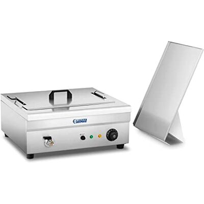 Royal Catering Donutfriteuse, 18 l, 230 V, 3200 W, temperatuur 60-200 °C, mand 227 x 379 x 87 mm, afneembaar element, tablet, deksel, roestvrij staal Royal Catering Donutfriteuse, 18 l, 230 V, 3200 W, temperatuur 60-200 °C, mand 227 x 379 x 87 mm, afneembaar element, tablet, deksel, roestvrij staal